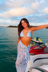 Búzios Pareo in Mermaid Print