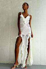 Martha Lace Dress Off White