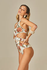 Rose Print Amelie Swimsuit