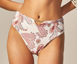 Bossa Bikini Pink Paisley Print