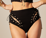 Lady Bikini Black Texture