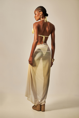 Búzios Pareo Yellow Gradient Print