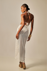 Búzios Pareo Off White Texture