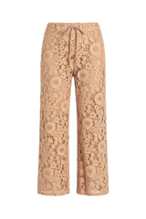 Formentera Crochet Pants Nude