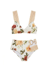 Sloane Bikini in Rose Print