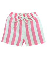 Florian Shorts Pink Stripes Print