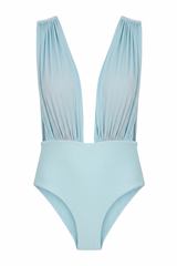 Tule Swimsuit Green Gradient Print