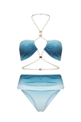 Gobi Bikini in Gradient Blue