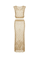 Hammock Set in Beige Lace