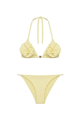 Lisa Low Bikini Yellow Gradient Print