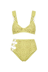 Sloane Bikini Yellow Lace