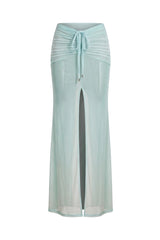 Tule Skirt Green Gradient Print