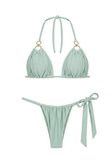 Green Ombré Print Aurora Bikini
