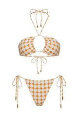 Danielle Bikini in Orange Retro