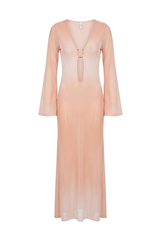 Long Sixty Dress Blush Gradient Print