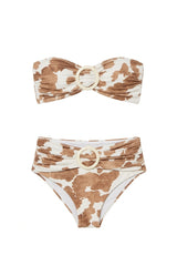 Tie Melanie Bikini in Pony Print