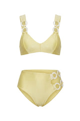 Sloane Bikini Yellow Gradient Print