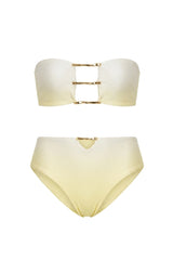 Bossa Bikini Yellow Gradient Print
