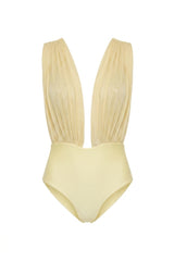 Tule Swimsuit Yellow Gradient Print