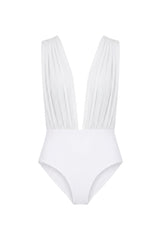 Tule Swimsuit Off White