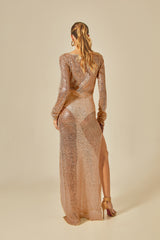 Gold Belle Sequin Dress