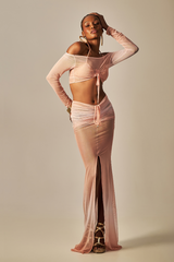 Tule Skirt Blush Gradient Print