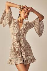 Isabel Dress Nude Lace