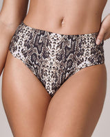 Scarf Bikini in Snake Print