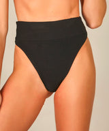 Joia Bikini Black Pique Texture