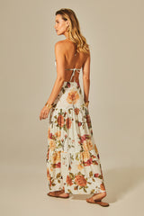 Thassia Skirt in Rose Print