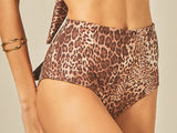 Leopard Print Bardot Bikini