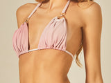 Pink Aurora Bikini Tule Print