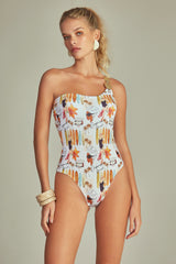Pop Art Print Monte Carlo Swimsuit