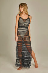 Regata Dress In Black Lace
