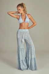 Laura Pant Ciel Bleu Print