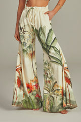Lydia Pantalon Tropical Paradise Print