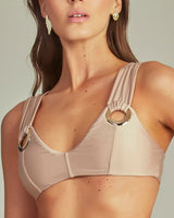 Sloane Eyelet Bikini Nude