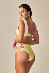 Sloane Bikini Yellow Gradient Print