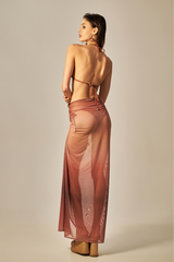 Búzios Pareo Bronze Gradient Print