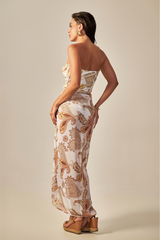 Búzios Pareo Yellow Paisley Print