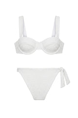 Bouche Bikini in White
