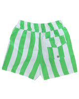 Florian Shorts Green Stripes Print