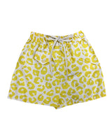 Florian Shorts Yellow Leopard Print