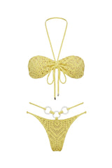 Lola Bikini Yellow Lace