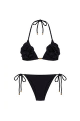 Lisa Low Bikini Black