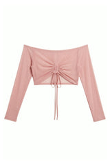 Tule Top Blush Gradient Print
