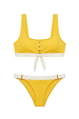 Positano Bikini in Yellow and Ivory