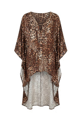 Maresias Kaftan Leopard Print