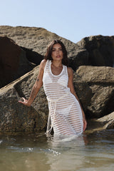 Victoria Dress Off White Texture