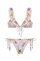 Star Bikini In Floral Lily Print